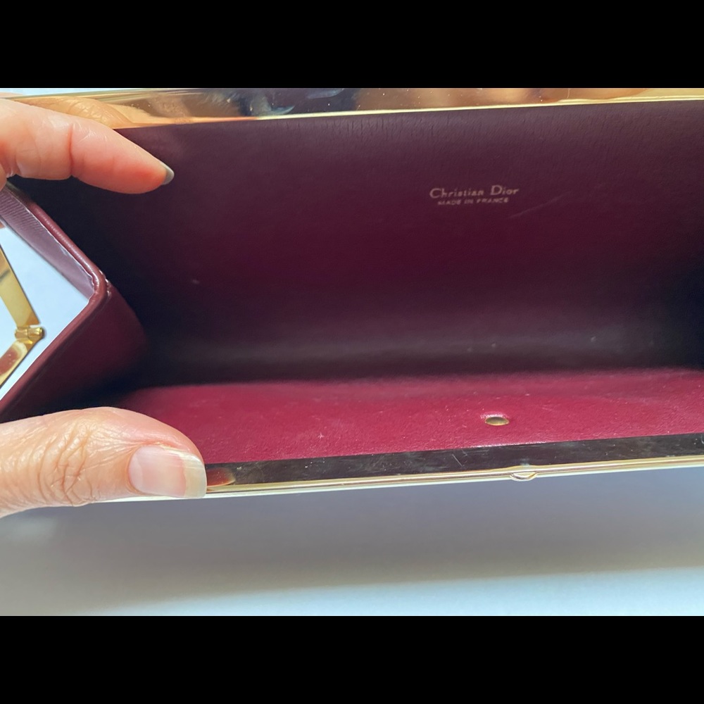 Christian Dior Diorissimo Frame logo Clutch - Picture 11 of 12